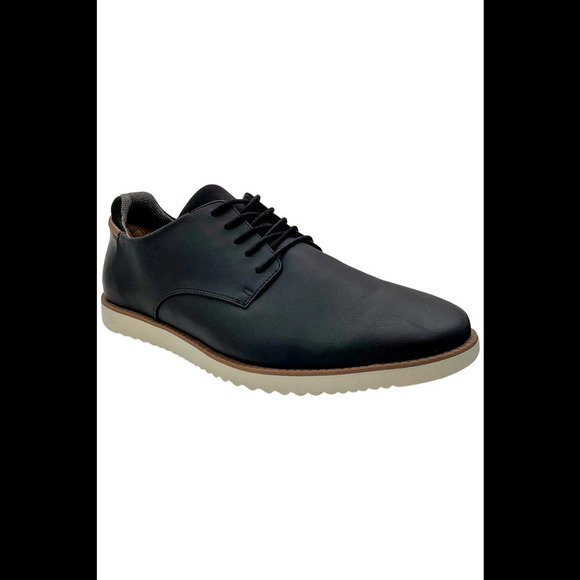 Dr. Scholl's Men's Sync Cap Oxford Black/White - Wide - Picture 1 of 3
